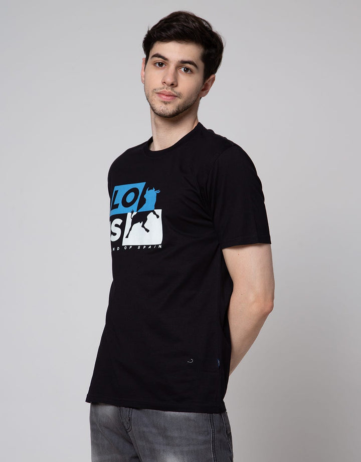 Lois Print Logo Kaos Casual Pria