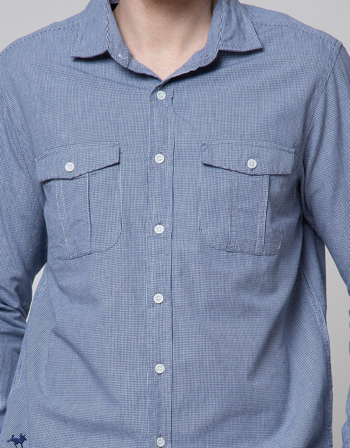 Lois Double Pocket Kemeja Panjang Pria