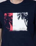 Lois Beach Tree Print Men's T-Shirt