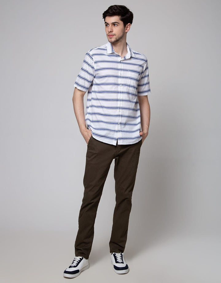 Lois Short Sleeve Shirt Print Stripe