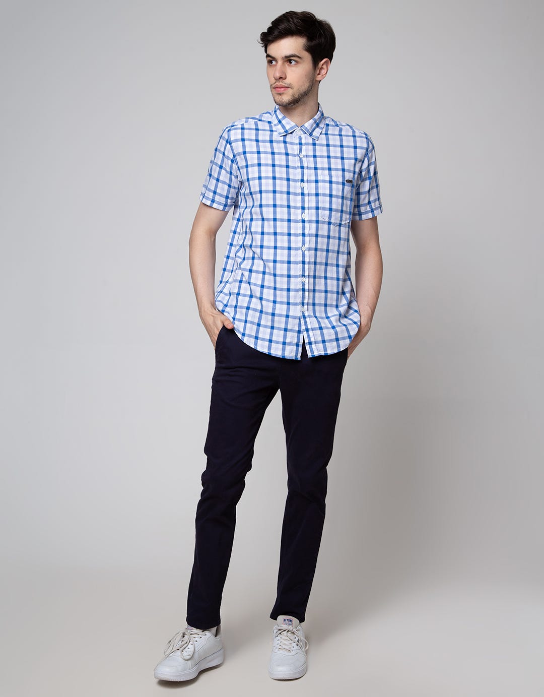 Lois Short Sleeve Shirt Print Little Check