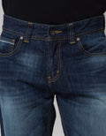 Lois Straight Denim Trousers