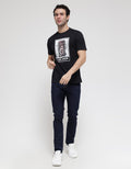 Lois Jeans Casual Print Kaos Pria