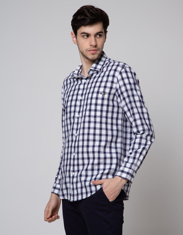 Lois Midi Plaid Kemeja Pria