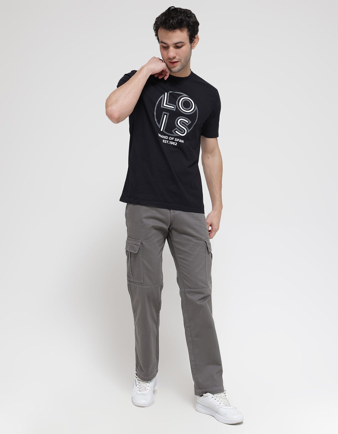 Lois Spain Brand Kaos Casual Pria