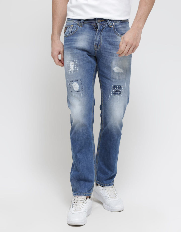 Lois Ripped Slim Fit Jeans Men