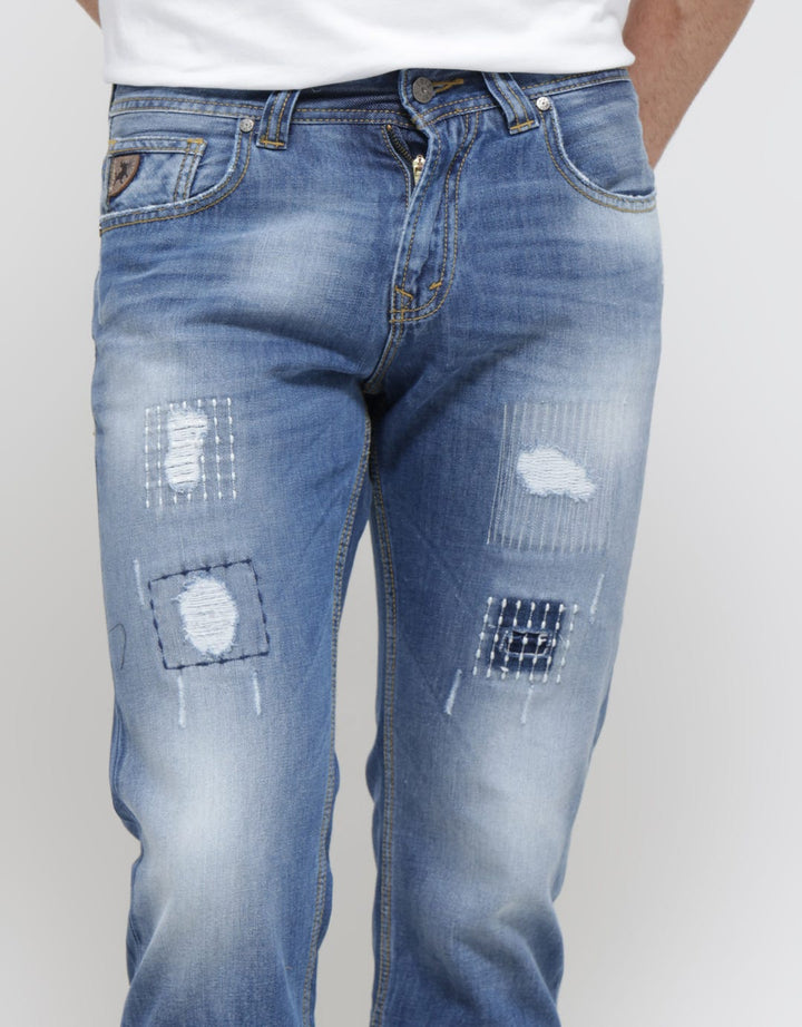 Lois Ripped Slim Fit Jeans Men
