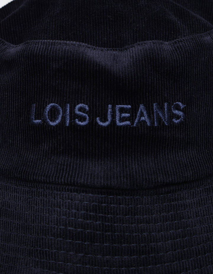 Lois Embro Logo Bucket Hat Pria