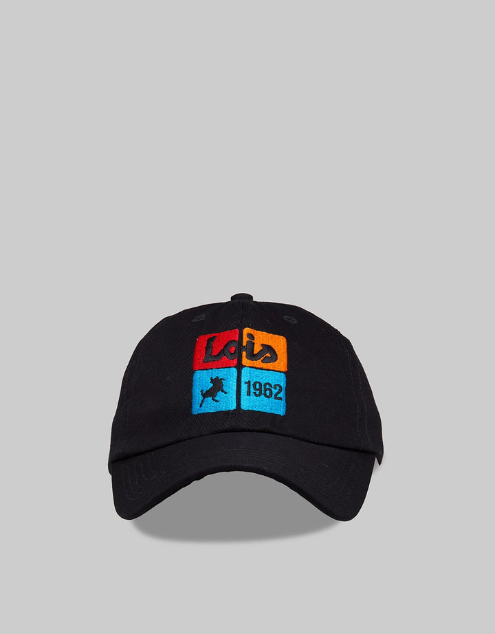 Lois Topi Bordir Logo Brand
