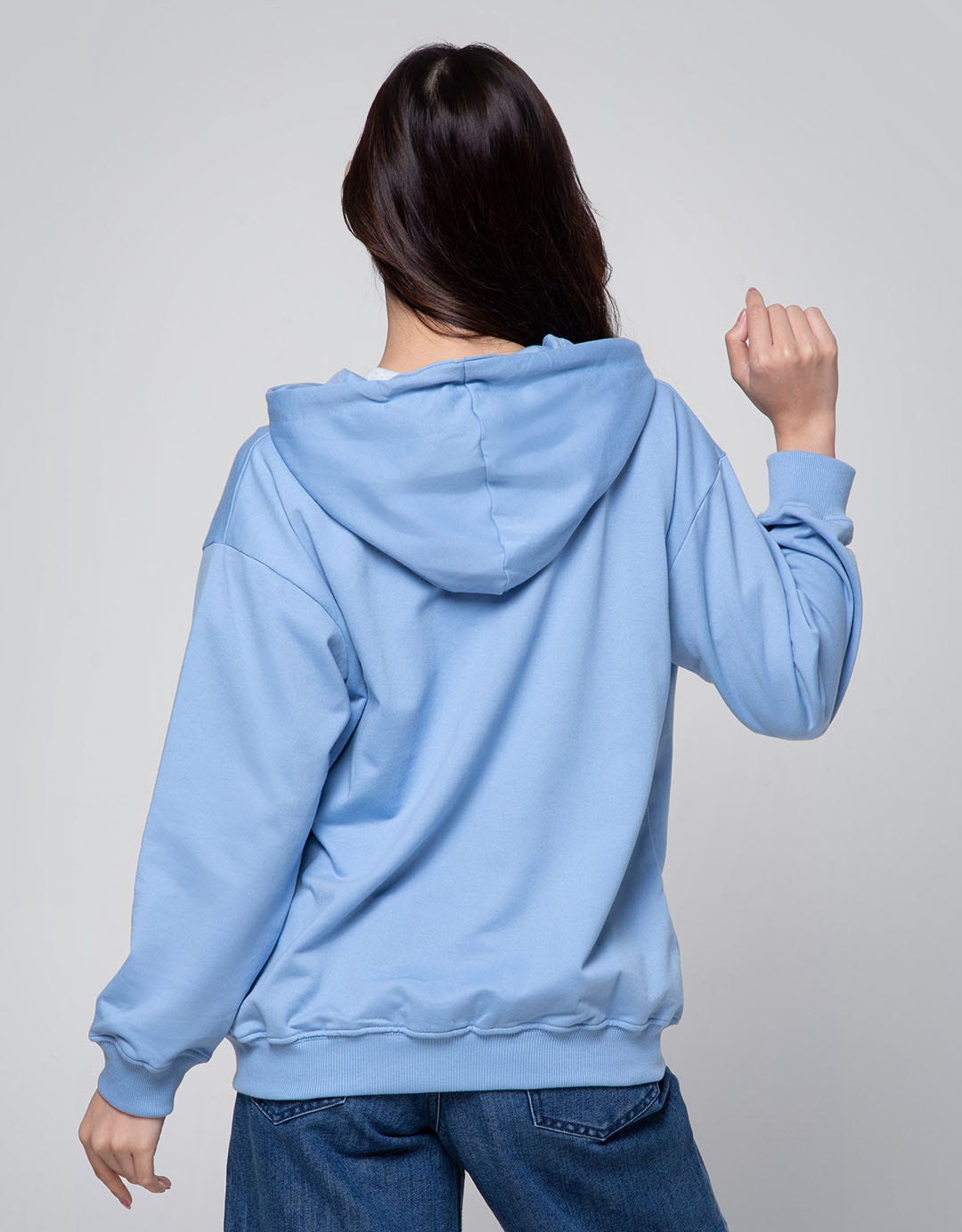 American Jeans Jacket Basic With Kangaroo Pocket
