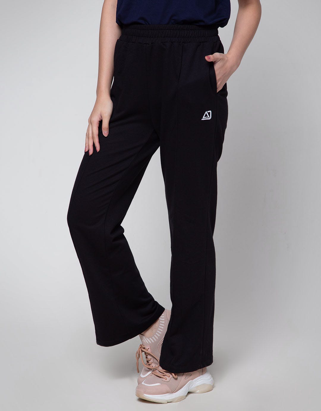 American Jeans Celana U01 Wide Leg Cut N Sew Wanita