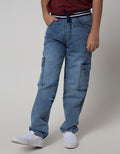 Nevada Denim Pants Non Stretch Rib 3D Pocket