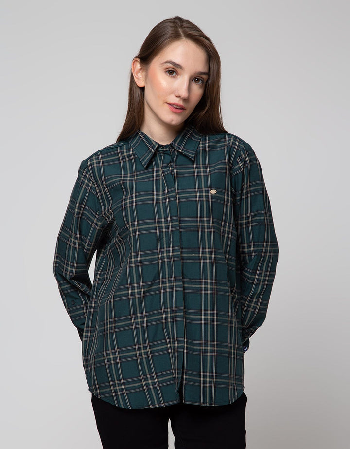 Cardinal Girl Hidden Button Shirt