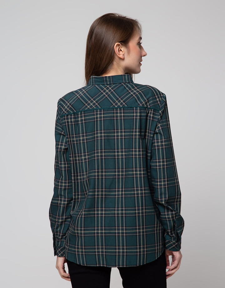 Cardinal Girl Hidden Button Shirt