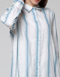 Cardinal Girl Stripe Motif Tunik