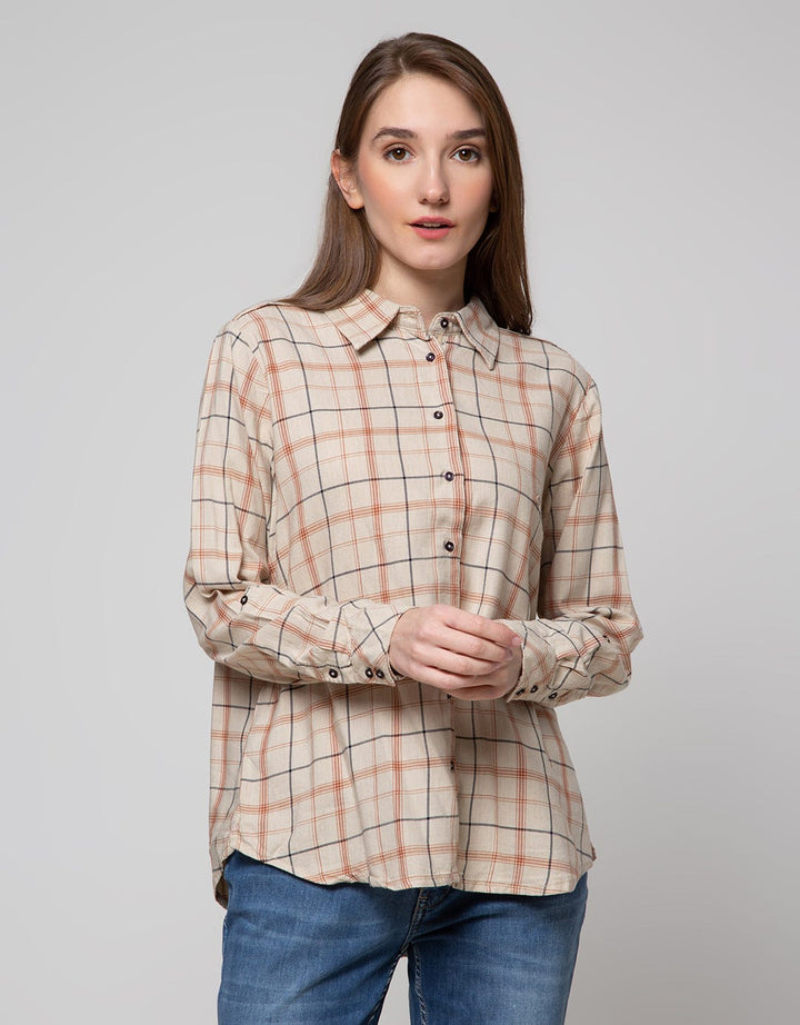 Cardinal Girl Flanel Check Kemeja Wanita