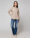 Cardinal Girl Flanel Check Kemeja Wanita