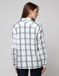 Cardinal Girl Plaid Motif Kemeja