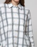 Cardinal Girl Plaid Motif Kemeja