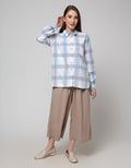 Cardinal Girl Big Plaid Motif Kemeja