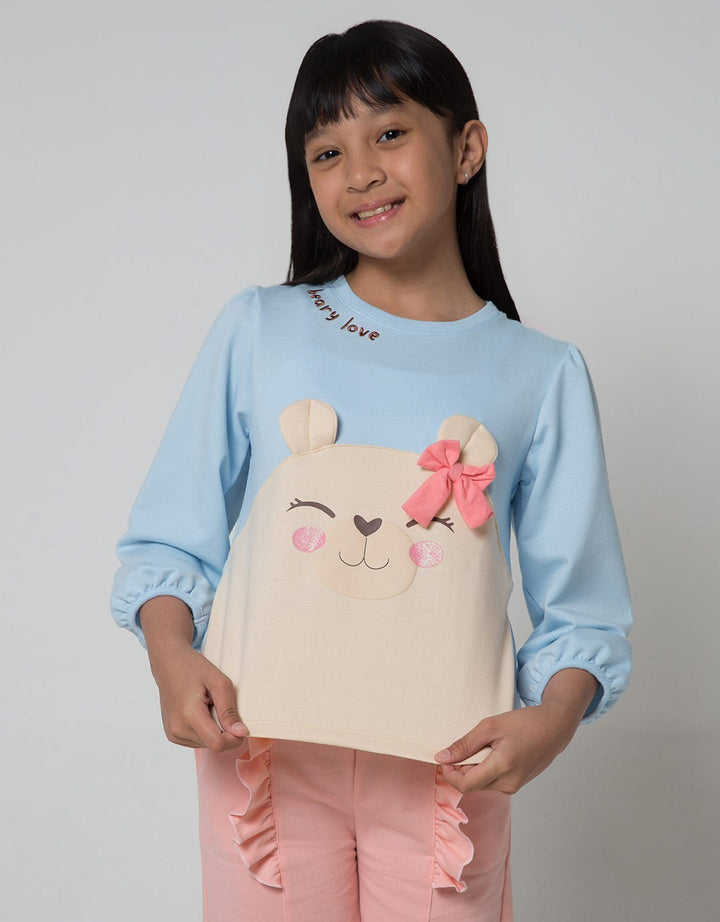 Little M Long Sleeve T-Shirt Beary Love Application