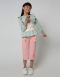 Little M Long Sleeve T-Shirt Aplikasi Bunny Ruffle