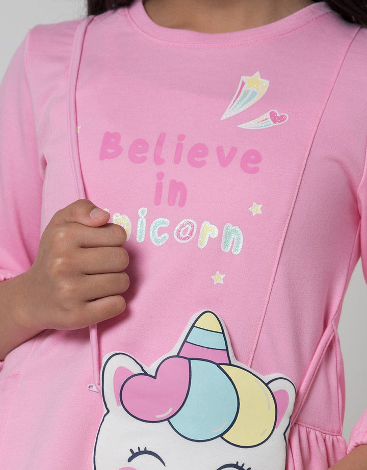 Little M Long Sleeve T-Shirt Tas Unicorn