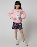 Little M Pompom Bunny Kaos Anak Perempuan