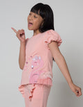 Little M Balon Sleeves Kaos Anak Perempuan
