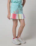 Little M Mini Skort Knit Combination Bunny Carrot Embroidery
