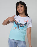 Little M Ombre Kiocean Kaos Anak Perempuan