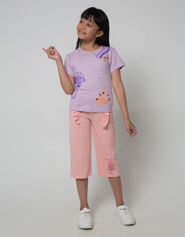 Little M Jelly Fish Kaos Anak Perempuan