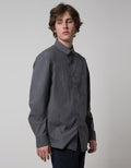 Cole Long Sleeve Shirt Regular Sateen