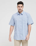 Stanley Adams Short Sleeve Shirt Regular Cotton Print Look