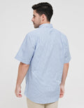 Stanley Adams Short Sleeve Shirt Regular Cotton Print Look