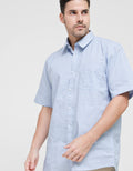 Stanley Adams Short Sleeve Shirt Regular Cotton Print Look