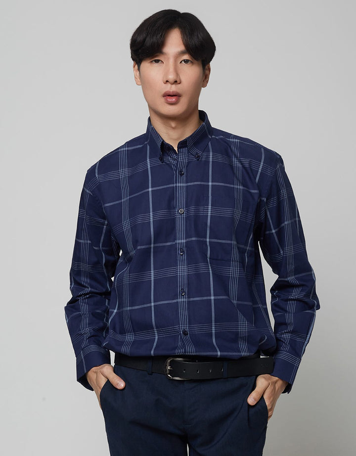 Stanley Adams Men's Regular Check Shirt
