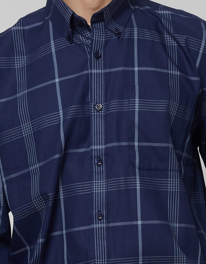 Stanley Adams Men's Regular Check Shirt