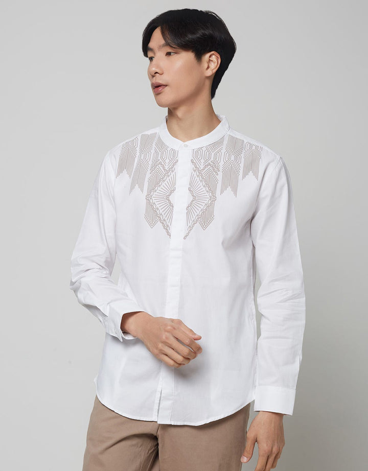 Cardinal Formal Koko Shirt Motif On Top