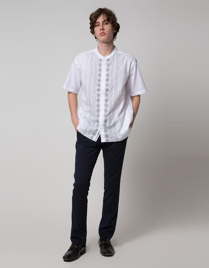 Cardinal Formal Embor Style Kemeja Koko Pria