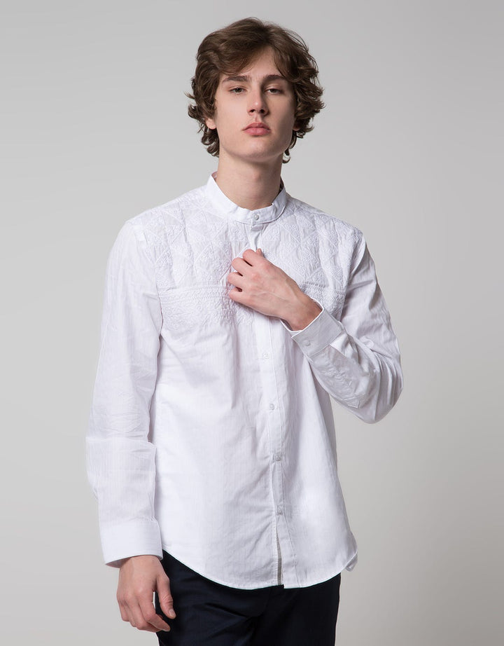 Cardinal Formal Plain Kemeja Koko Pria