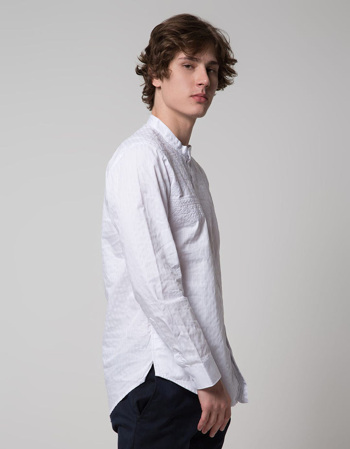 Cardinal Formal Plain Kemeja Koko Pria