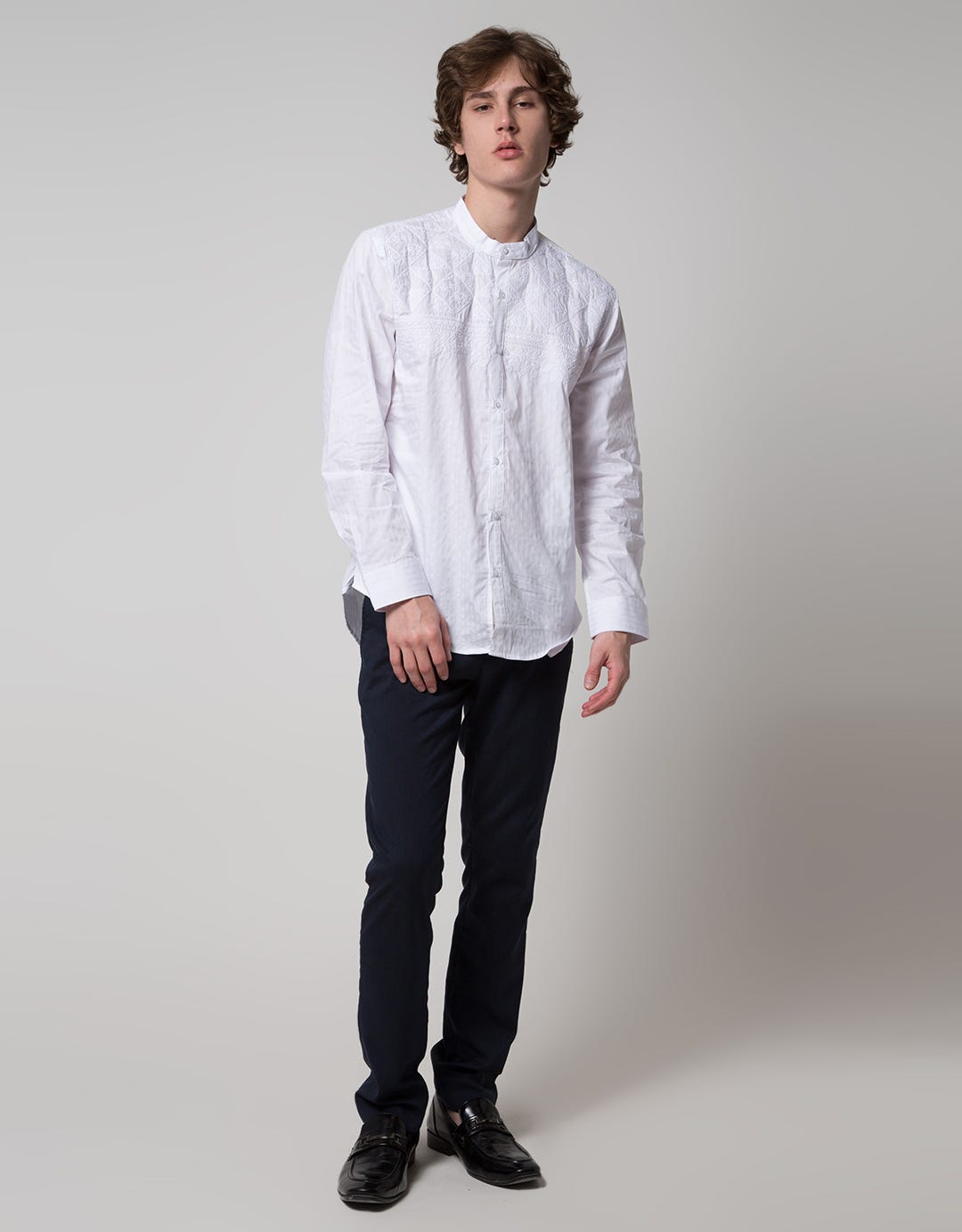 Cardinal Formal Plain Kemeja Koko Pria