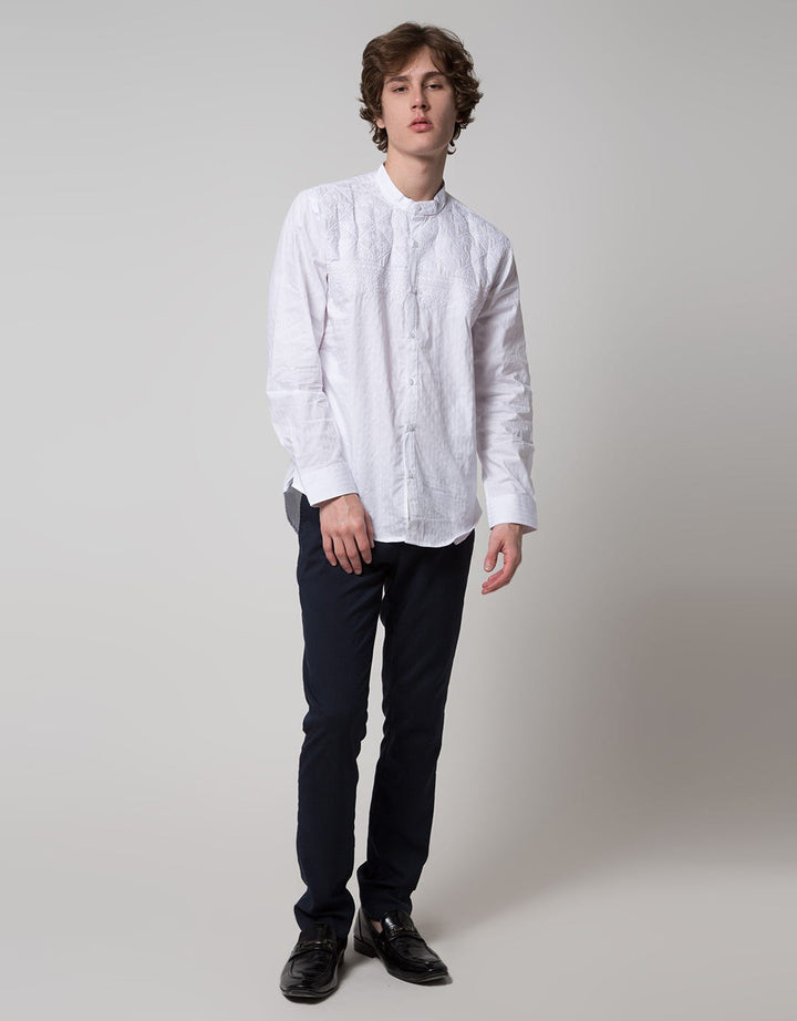 Cardinal Formal Plain Kemeja Koko Pria