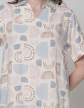 Nevada Short Sleeve Midi Dress Boho Light