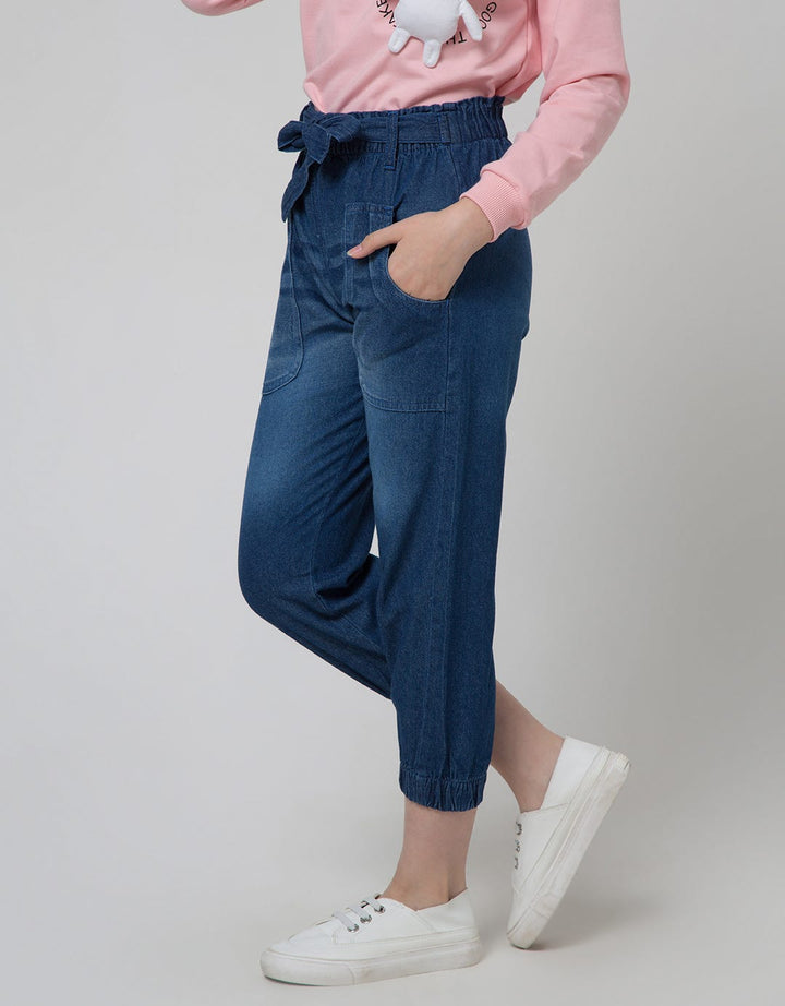 Aero Jogger Waist Paperbag Plain Strap