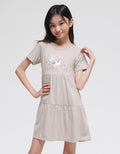 Aero Rainbow Unicorn Midi Dress Anak Perempuan