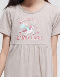 Aero Rainbow Unicorn Midi Dress Anak Perempuan