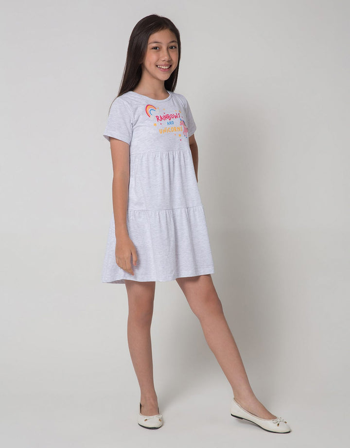 Aero Unicorn Love Dress Anak Perempuan