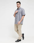 Stanley Adams Short Sleeve Shirt Regular Cotton Full Print